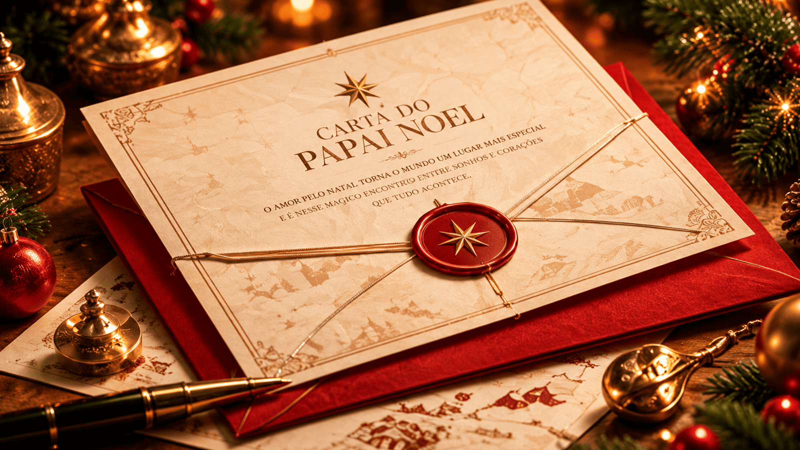 Carta do Papai Noel personalizada